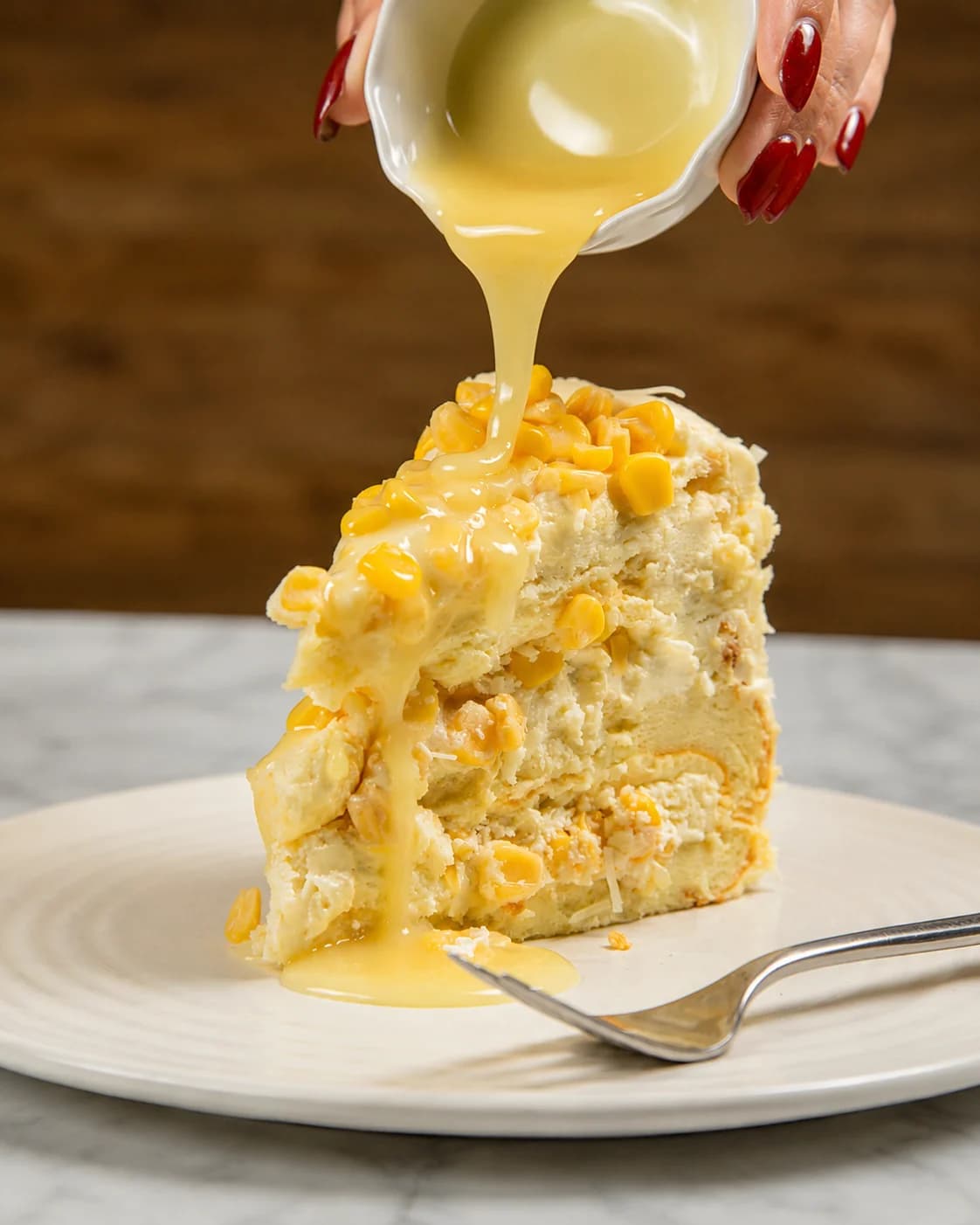 Corn & Cheese Cake